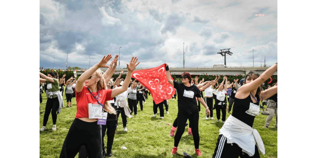 Başkentte kadınlar rekor için ter döktü: 500 kadınla Guinness’e doğru 7